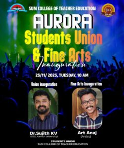 Aurora -College Union and Fine Arts Association Inauguration on 25/11/2025