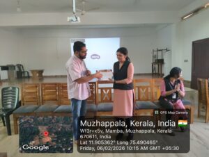 Token of appreciation to Kannur University UnionKalolsavam